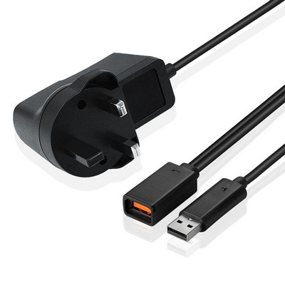 UK EU US Plug AC adapter cseretöltő USB otthoni fali töltő tápegység Microsoft XBox360 Kinect érzékelőhöz 100V-240V