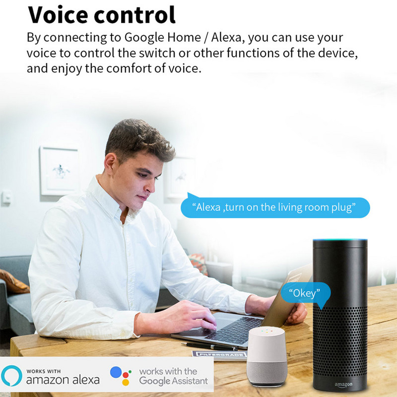 Zigbee Tuya Smart Plug 16A Apvienotās Karalistes viedligzdas barošanas monitora laiks SmartLife APP balss vadība darbojas ar Google Home Alexa