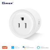 Inteligentná Wifi zásuvka US, mini zásuvka, diaľkové ovládanie pomocou aplikácie Smart Life s hlasovým ovládaním, funguje s Google Home Alexa, nevyžaduje Hub