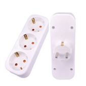 Euroopa konversioonipistik 1 TO 2 1 kuni 3 1 t 4-suunaline pistikupesa adapter EU standardse toiteadapteri pistikupesa 16A reisipistik pikendatud pistikupesa