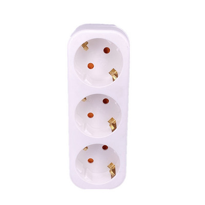 Euroopa konversioonipistik 1 TO 2 1 kuni 3 1 t 4-suunaline pistikupesa adapter EU standardse toiteadapteri pistikupesa 16A reisipistik pikendatud pistikupesa