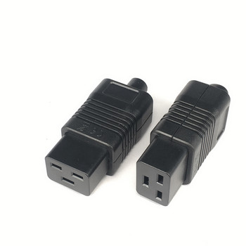 PDU/UPS Socket Standard IEC320 C19 C20 16A 250V AC Електрически захранващ кабел Съединител за кабел Подвижен щепсел Адаптер за женски мъжки щепсел