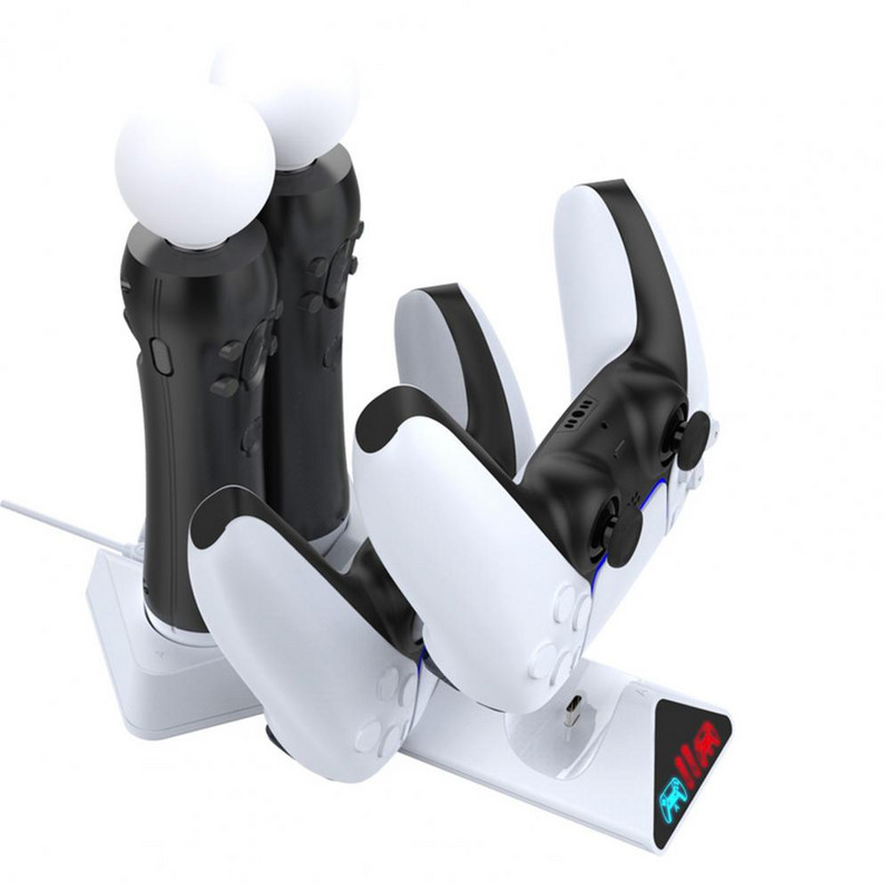 Profesionalni Gamepad Stanica za punjenje Siguran LED indikator 600mA Joystick Stalak za punjenje s jednom ručkom