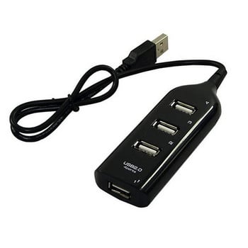 Високоскоростен Multi USB 4 порта USB 2.0 Multi HUB Splitter Socket Expansion Desktop PC Laptop Adapter Converter Data Charger Kabel