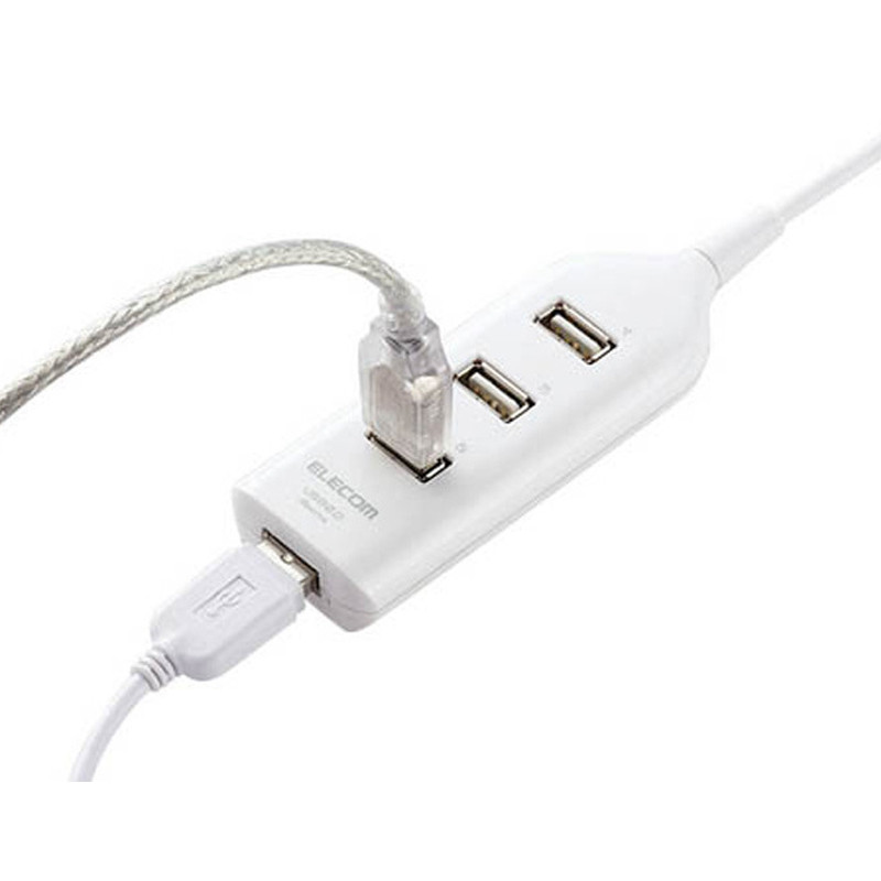 Ātrgaitas vairāku USB 4 portu USB 2.0 vairāku centrmezglu sadalītāja ligzdas paplašināšanas galddatora klēpjdatora adaptera pārveidotāja datu lādētāja kabelis