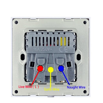 Ηλεκτρικός φορτιστής Βύσμα σύνδεσης USB Type-C με DE EU Γαλλία ΗΠΑ Πρίζα τροφοδοσίας Η.Β. Πίνακας τοίχου 16A για φόρτιση ευρωπαϊκής πρόσοψης