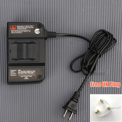 Nintendo N64 kintamosios srovės adapterio įkroviklis, skirtas Nintendo 64 JAV/ES/JK reguliuojamas maitinimo adapteris Maitinimo laido įkrovimo maitinimo šaltinis