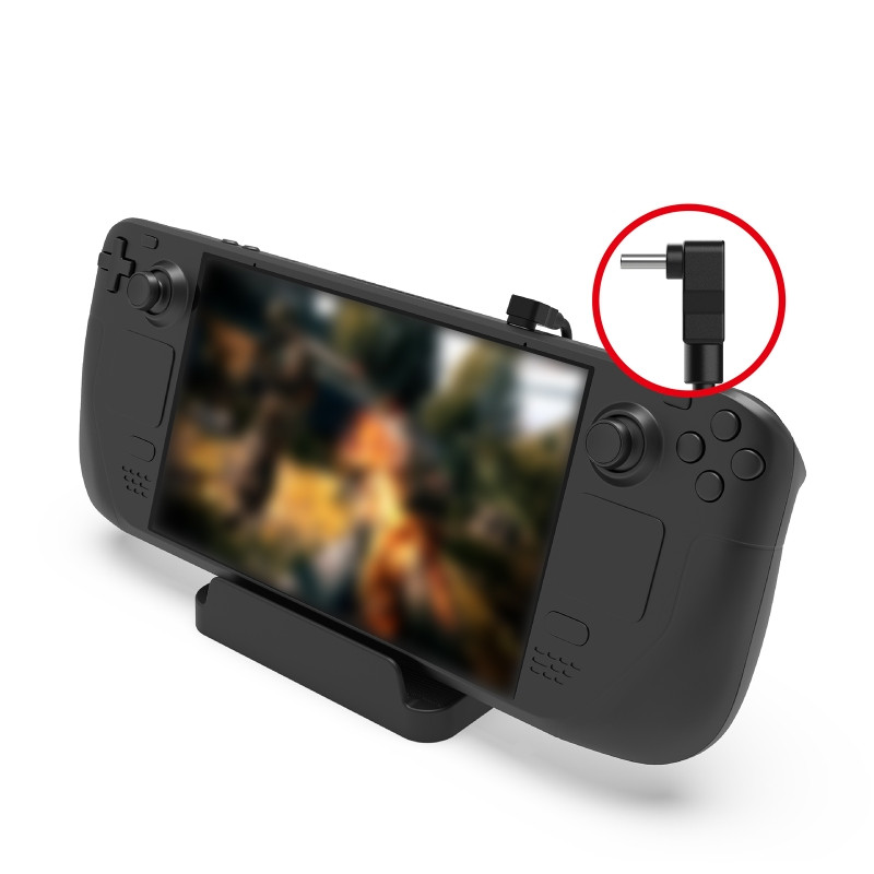 Állvány a Steam Deck töltődokkolóhoz játékkonzol csúszásmentes talp konzol kis méretű könnyű játékkonzol állvány