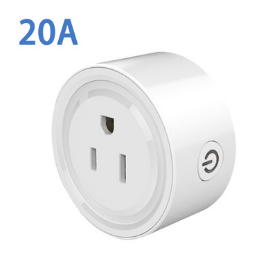 Priză inteligentă Tuya 10A/16A/20A Tuya Smart Home US WiFi Priză inteligentă Control vocal funcționează cu aplicația Smart Life Alexa Google Home