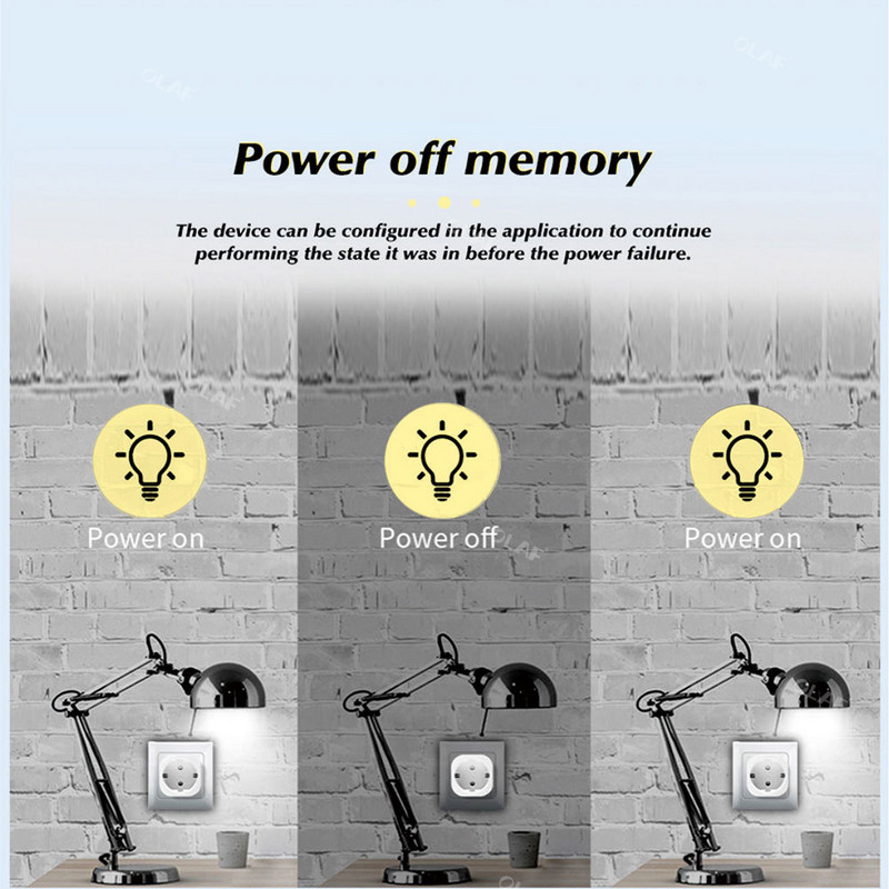 Smart Plug WiFi ligzda EU 16A/20A Power Monitor Laika funkcija Tuya APP Control Alexa Google Yandex Enchufe Inteligente Wifi