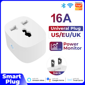 Graffiti 16A/20A USA Smart Socket WiFi Smart Plug With Power Monitoring Λειτουργία χρονισμού Φωνητικός έλεγχος μέσω 100-240V 50/60HZ 16A