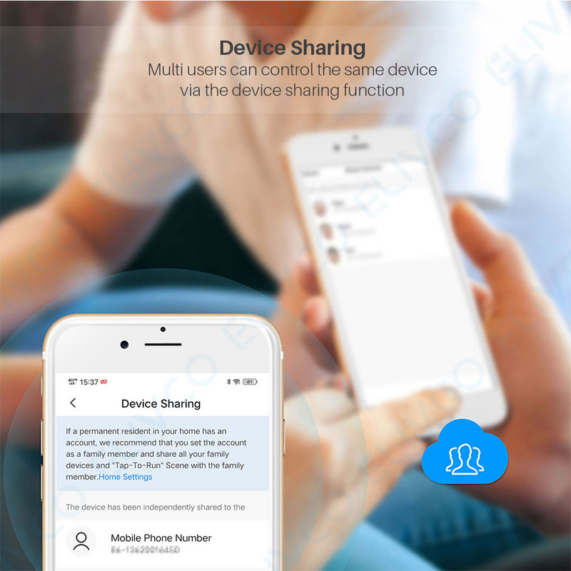 16A EU Tuya Wifi Smart Plug Socket Barošanas monitora laika funkcija Tuya Smart Life APP balss vadība darbojas ar Alexa Google