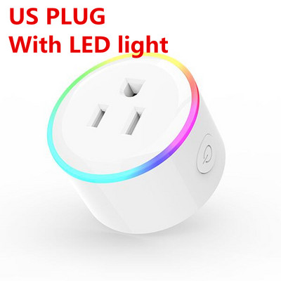 WiFi nutikas pistik 16A EU-adapter LED juhtmevaba kaugjuhtimispult hääljuhtimine Toide Energiamonitori väljundi taimeri pesa Alexa Google Home jaoks