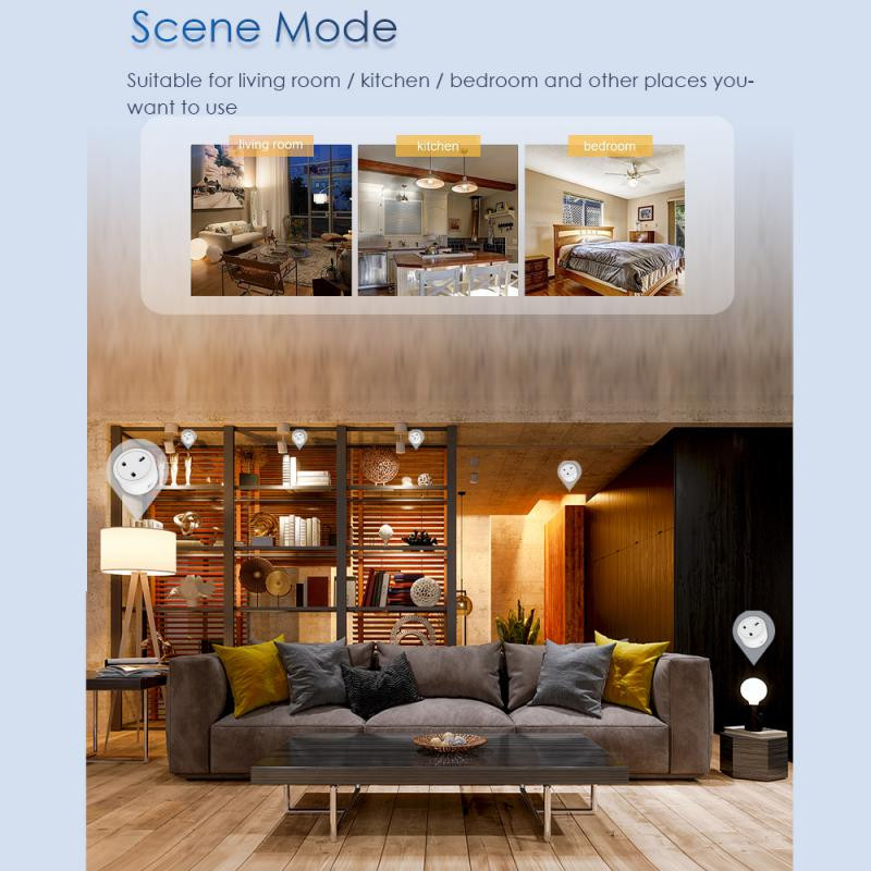 Priză inteligentă WiFi Aubess Tuya 16A/20A Priză inteligentă din Marea Britanie cu funcție de monitorizare a puterii, funcție de sincronizare, control vocal prin Alexa Google Home