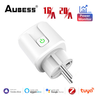 Smart Plug WiFi Socket EU 16A/20A With Power Monitor Timing