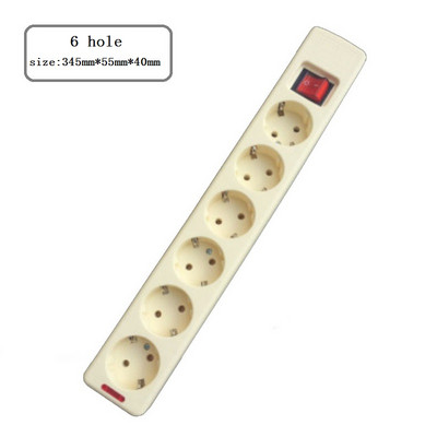 4,8 mm EU lizdas Europos standarto gnybtas Laidų plokštės maitinimo juostos lizdas Daugiafunkcis pagrindinis valdymo jungiklis 3/4/5/6 anga