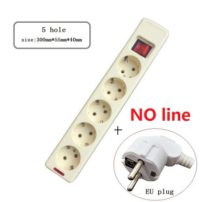 4,8 mm EU lizdas Europos standarto gnybtas Laidų plokštės maitinimo juostos lizdas Daugiafunkcis pagrindinis valdymo jungiklis 3/4/5/6 anga