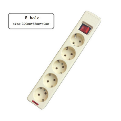 4,8 mm EU lizdas Europos standarto gnybtas Laidų plokštės maitinimo juostos lizdas Daugiafunkcis pagrindinis valdymo jungiklis 3/4/5/6 anga