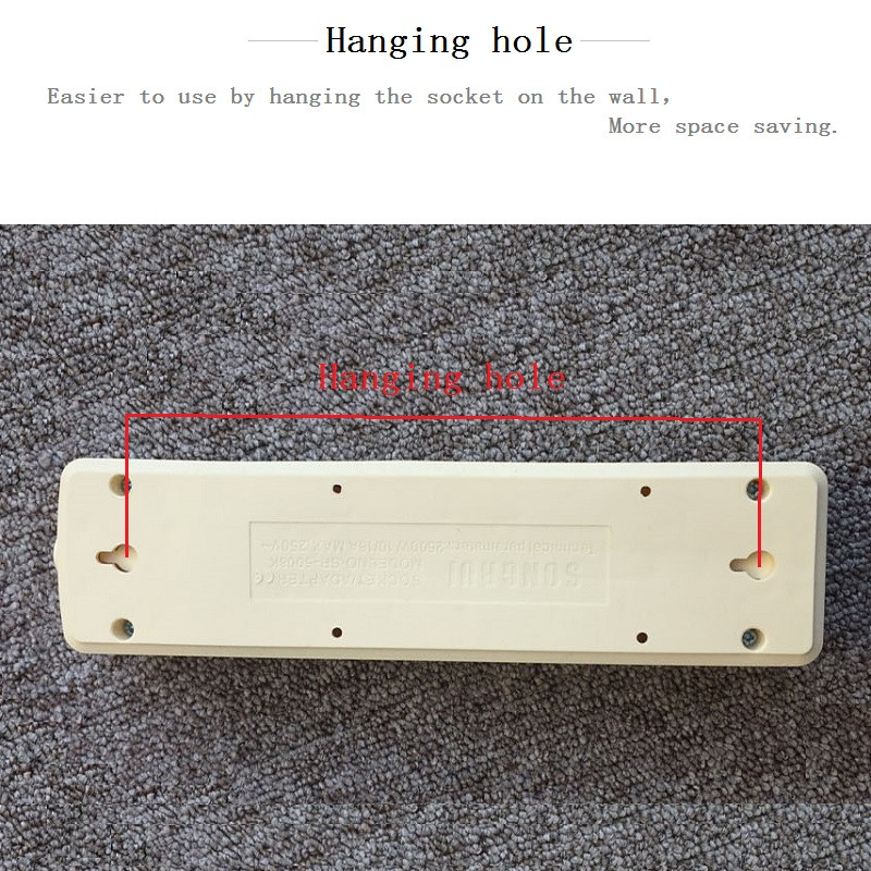 4,8 mm EU lizdas Europos standarto gnybtas Laidų plokštės maitinimo juostos lizdas Daugiafunkcis pagrindinis valdymo jungiklis 3/4/5/6 anga