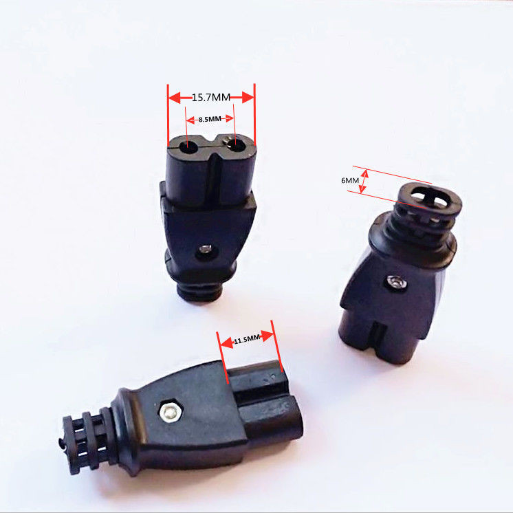 C8 isane pistikupesa C7 emane pistik pistikupesa sisseehitatud elektripistiku pistik 35mm*15mm AC 2,5A 5A 250v