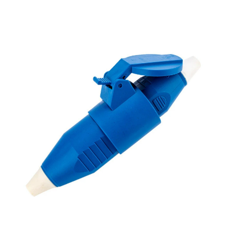 16A 220V-240V 2P+E IP44 Európai specifikáció klímaberendezés Ipari dugó Aljzat kábelhez Elektromos tápcsatlakozó