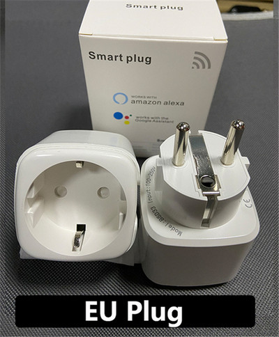 WiFi Smart Plug 16A EU Brazil UK Utičnica Nadzor napajanja Vrijeme Tuya SmartLife APP Kontrola radi s Alexa Google Home Assistant