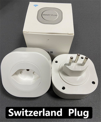 WiFi Smart Plug 16A EU Brazil UK Utičnica Nadzor napajanja Vrijeme Tuya SmartLife APP Kontrola radi s Alexa Google Home Assistant