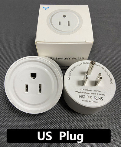 WiFi Smart Plug 16A EU Brazil UK Utičnica Nadzor napajanja Vrijeme Tuya SmartLife APP Kontrola radi s Alexa Google Home Assistant