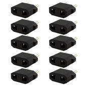 10PCS Putni pretvarač iz SAD/AU u EU AC utikač Adapter punjača Adapter iz SAD u EU Električna utičnica na zalihi