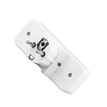 Universal EU UK US Extension Socket Πρίζα τοίχου 2 κατευθύνσεων European American Plug Adapter Socket Converter With Switch 6A 250V