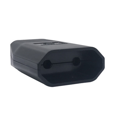 Pistikuadapter Euroopa pistikupesa adapter isane 2 kontaktiga vahelduvvoolu elektripistiku juhe taasjuhtmetav pikendus Korea Hispaania Iisraeli jaoks