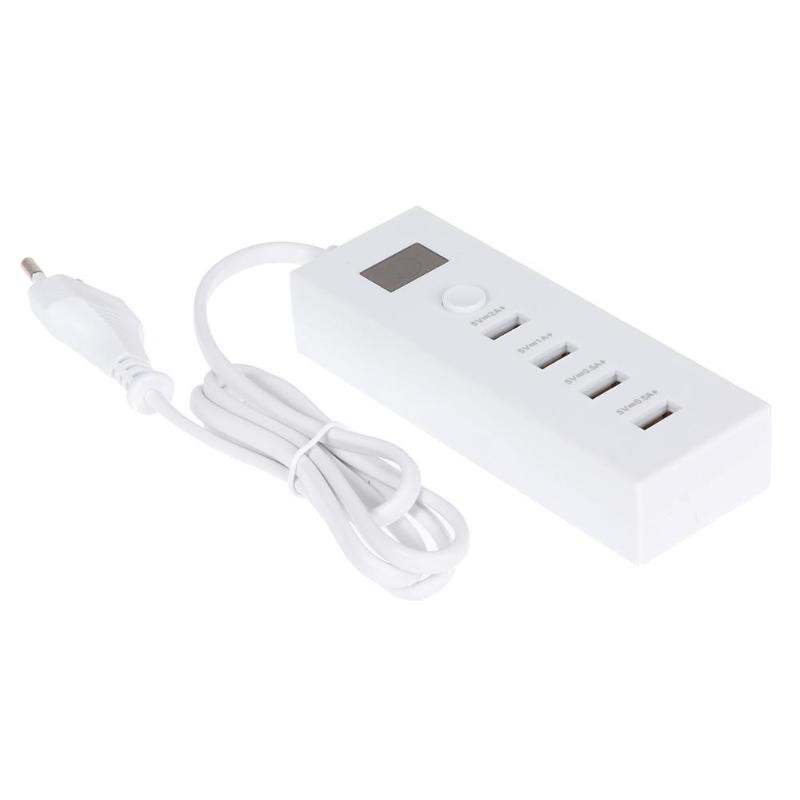 4-pordiline multifunktsionaalne USB-laadija kiirlaadimine nutikas pistik vooluriba 5V 2A pikenduspesa (EU) koduelektroonika