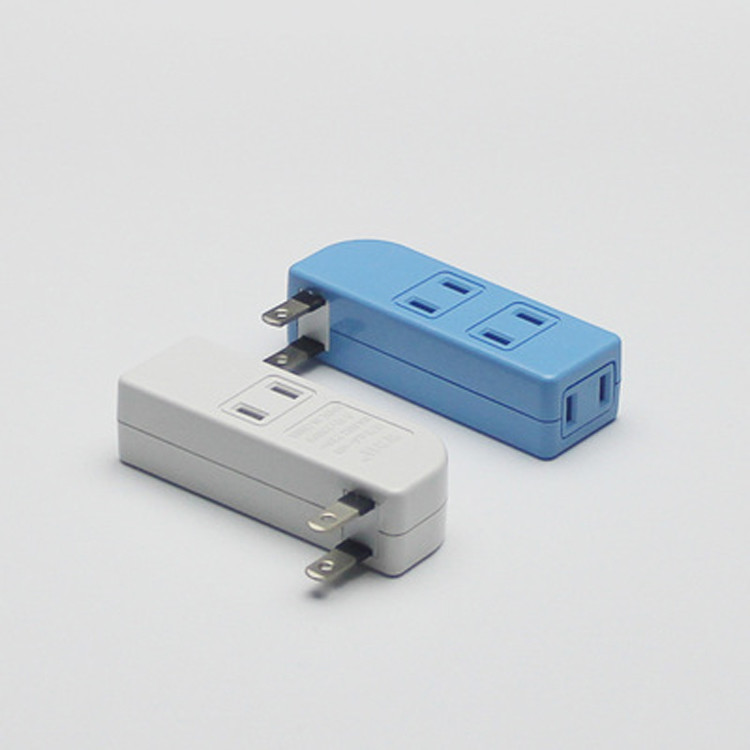 Konversijos kištukas 1 Į 4 krypčių Japonija Standartinis maitinimo adapterio lizdas 15A Kelioniniai kištukai AC 220V Mini Kelioninis Adapteris