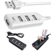 Ηλεκτρονικό εργαλείο 4 θυρών USB 2.0 Hub Splitter Extender Splitter με καλώδιο 1,6 ποδιών για μονάδα flash υπολογιστή Σκληρός δίσκος φορητών συσκευών