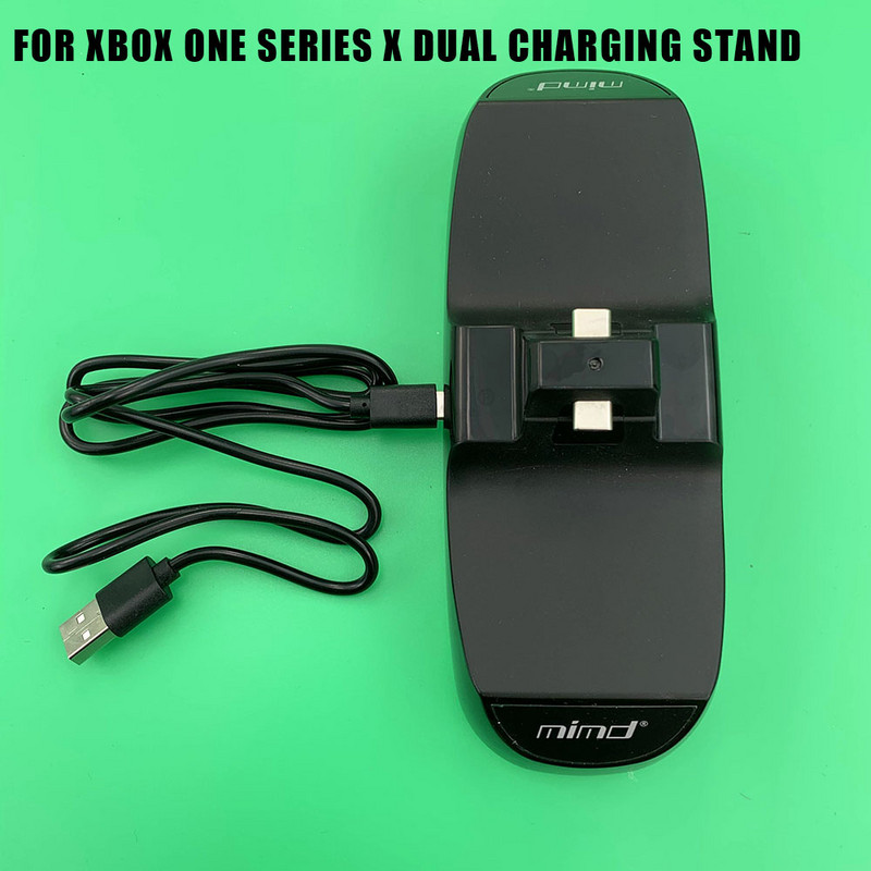 Dual USB X-SERIES X Charging Stand Station Βάση Ελεγκτής φορτιστής Dock LED για βάση αποθήκευσης ελεγκτή Gamepad