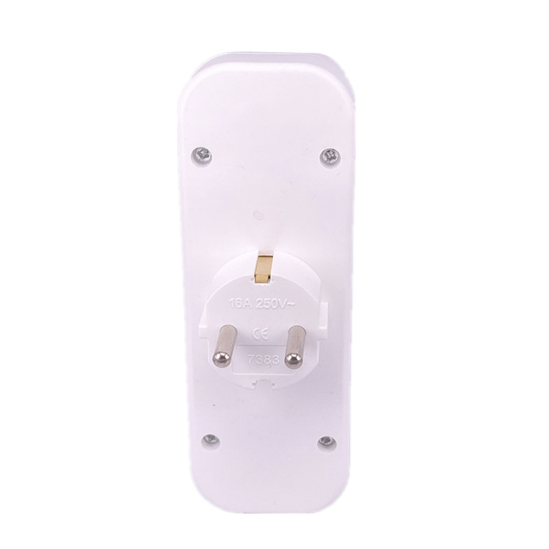 ES tips Vācijas standarts 2 caurumu 1 līdz 3 virzienu pārveidošanas ligzda Strāvas adaptera spraudnis 16A ceļojumu kontaktdakšas AC 250V