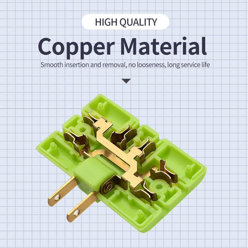 USA 3-ühes pikenduspistik Elektriadapter 180-kraadine pöörlemine Reguleeritav Ameerika Kanada Jaapan mobiilse laadimise konverteri pesa