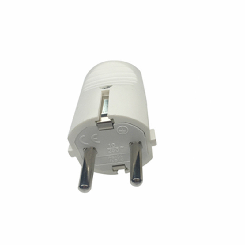 Euro nemecký štandardný predlžovací kábel, zástrčka samec/samica, tupá zásuvka EÚ, 16A, 250V, uzemnený napájací kábel