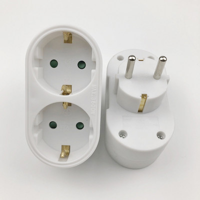 EU produžna utičnica s prekidačem za uključivanje/isključivanje 16A 250V 4,8 mm 2 pina, europska standardna utičnica za proširenje Produžni pretvarač utikača
