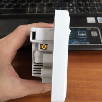 Бял USB стенен контакт AU Стандартно зарядно устройство AU щепсел Превключвател AC захранващ щепсел Двупортово зарядно устройство 2 превключвател 10A Изходна плоча Панел