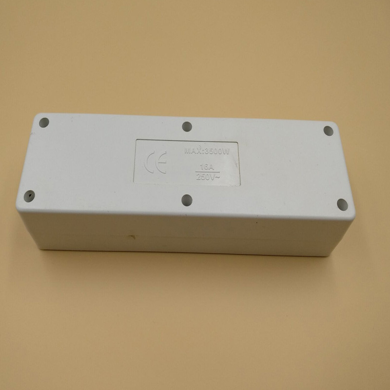 Többfunkciós fehér európai 250V 10A 3/4/5 Jack német Oroszország Korea tápszalag EU hosszabbító kimenet kapcsoló aljzat