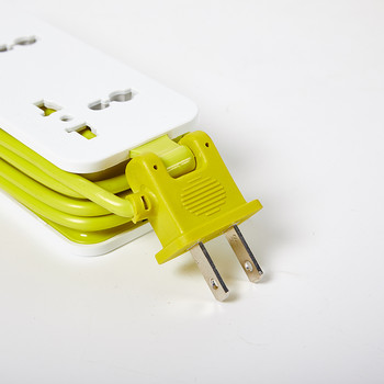 1PC Предпазител за разклонител 4 USB порта и 2 AC изхода Удължителен контакт за зарядно устройство 1,5M удължителен кабел Преносим адаптер за щепсел за пътуване