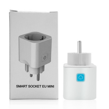 WiFi Smart Plug Wireless 10A EU Socket Таймер Превключвател Eweilian Smart Home APP Дистанционно гласово управление Работа с Alexa Google Home