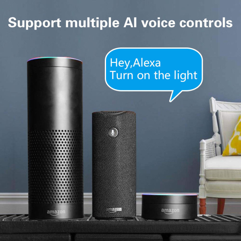 Conexiune inteligentă WiFi 10A Priză UE Interruptor temporizator Eweilian Smart Home APP Telecomandă Control vocal Funcționează cu Alexa Google Home