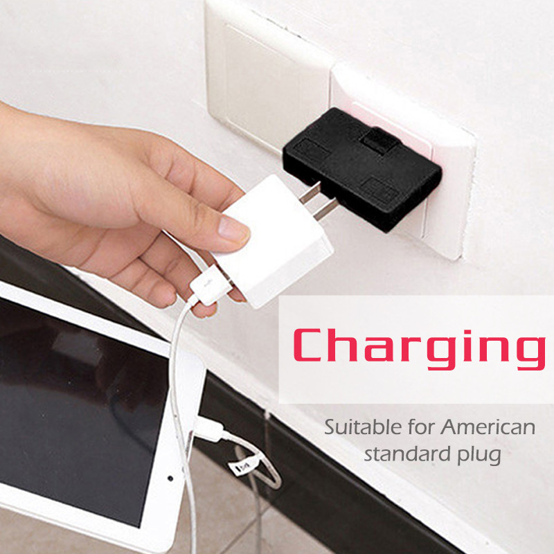 1 ks vysoko kvalitná biela čierna cestovná univerzálna nabíjačka zástrčka US USA Japonsko Kanada zásuvka jeden v troch konvertor AC napájací adaptér