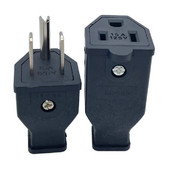 US American 3-пинов промишлен променливотоков електрическо захранване Rewireable Plug Мъжки жичен контакт Изходен адаптер Конектор за удължителен кабел 15A