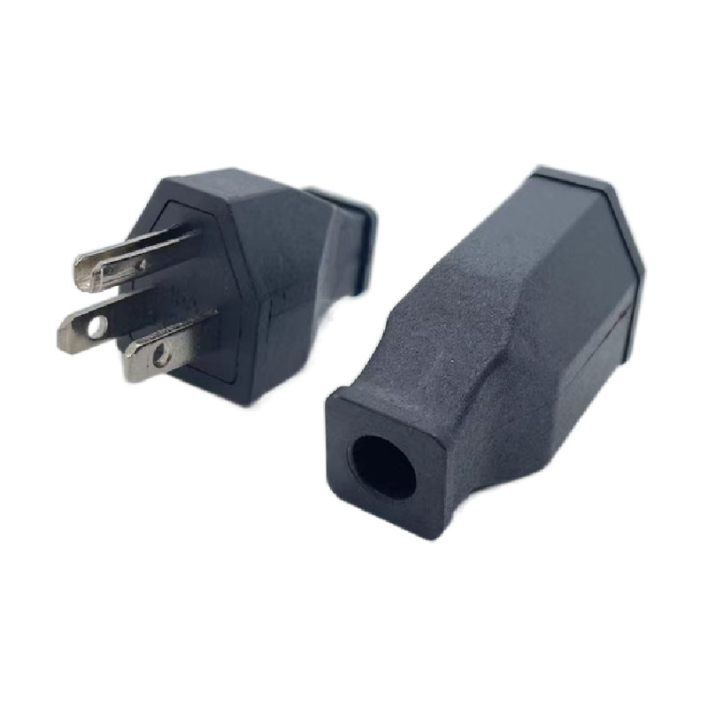 US American 3-пинов промишлен променливотоков електрическо захранване Rewireable Plug Мъжки жичен контакт Изходен адаптер Конектор за удължителен кабел 15A