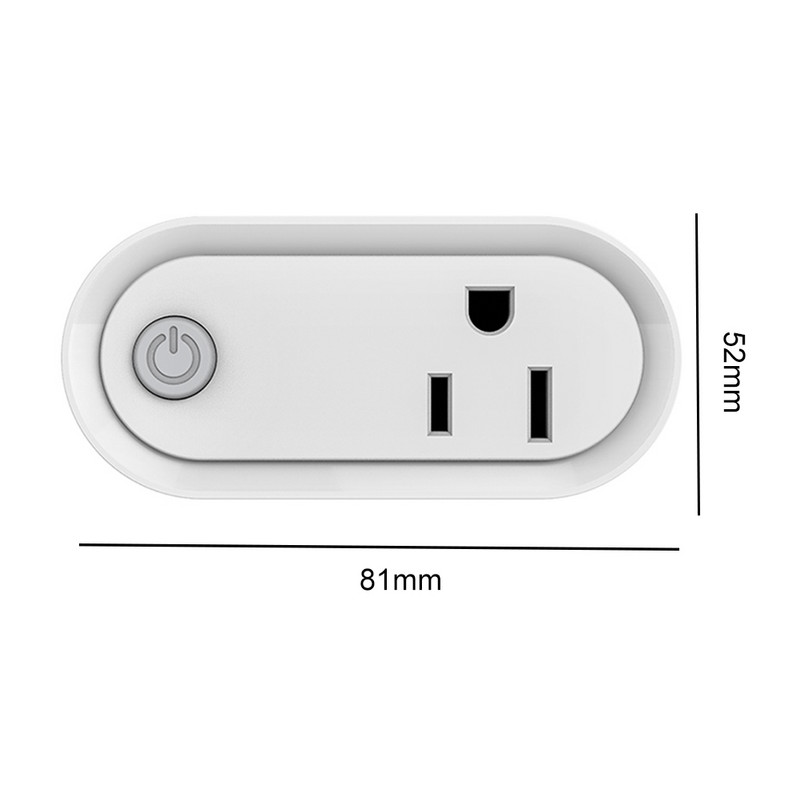 15A NEO Smart Plug Mini US Standard Converter Plug HomeKit și ZigBee 2.4GHz Tuya App Control cu funcție de măsurare a puterii