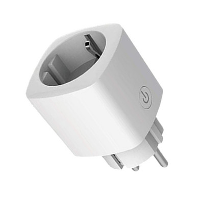 Ar Bluetooth saderīgs + WIFI Dual Mode 16A EU Plug EWelink Timer Socket Fire Retardant Power Monitor with Alexa Google Home