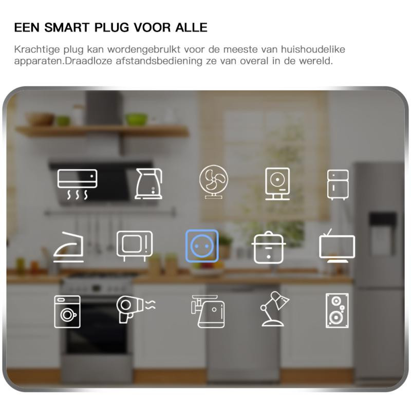 Compatibil cu Bluetooth + WIFI Mod dublu 16A Conector UE Priză EWelink Timer Monitor de putere ignifug cu Alexa Google Home